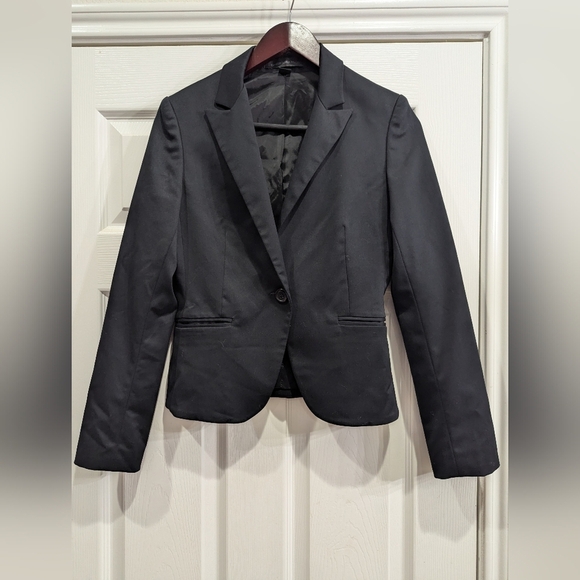 Express Design Studio Blazer, Black, Size 2 - Picture 1 of 9